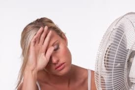 Woman hot needs AC repair 